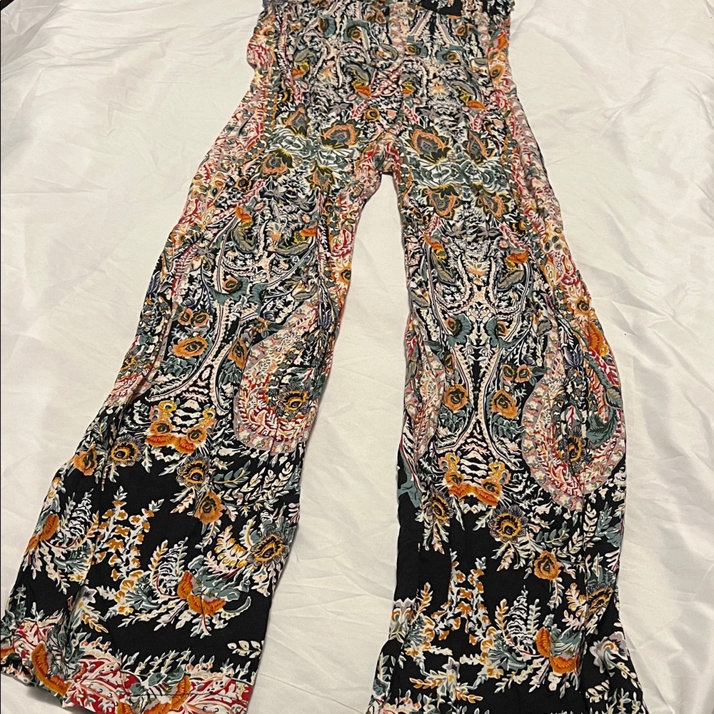 SHEIN Multicolor Paisley Pants